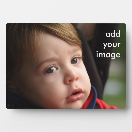 Plaque Photo Photo personnalisée (Devant)