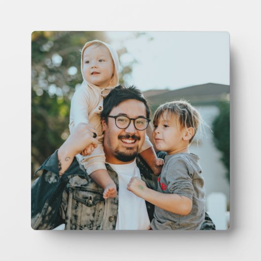 Plaque Photo Photo personnalisée (Devant)