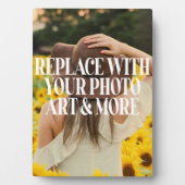 Plaque Photo Photo personnalisée (Devant)