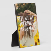 Plaque Photo Photo personnalisée (Côté)