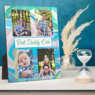 Plaque Photo Photo personnalisée de Best Daddy Ever