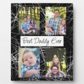 Plaque Photo Photo personnalisée de Best Daddy Ever (Devant)