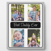 Plaque Photo Photo personnalisée de Best Daddy Ever (Devant)