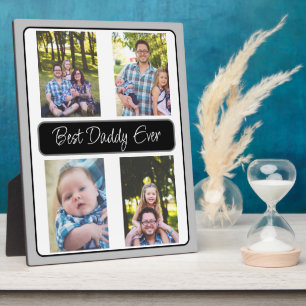 Plaque Photo Photo personnalisée de Best Daddy Ever