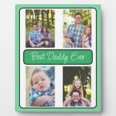 Plaque Photo Photo personnalisée de Best Daddy Ever (Devant)