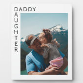 Plaque Photo Photo personnalisée du père fille (Devant)