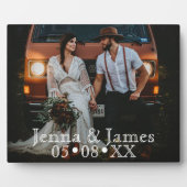 Plaque Photo Photo personnalisée En faire un Mariage unique (Devant)