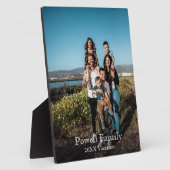 Plaque Photo Photo personnalisée en font un lieu de vacances fa (Côté)