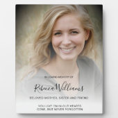 Plaque Photo Photo personnalisée et message sur le socle du che (Devant)