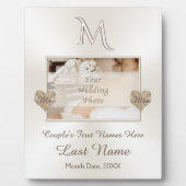 Plaque Photo Photo Personnaliser les couvertures monogrammes po (Devant)