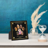 Plaque Photo Photo Pet memorial - Black | Gold (Insitu)