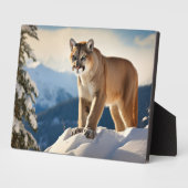 Plaque Photo Photo Plaque-Mountain Lion (Côté)