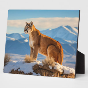 Plaque Photo Photo Plaque-Mountain Lion