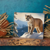 Plaque Photo Photo Plaque-Mountain Lion (Côté)