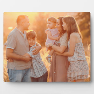 Plaque Photo Photo simple de famille moderne