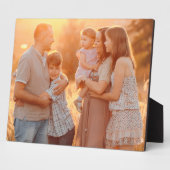 Plaque Photo Photo simple de famille moderne (Côté)