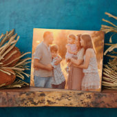 Plaque Photo Photo simple de famille moderne (Côté)