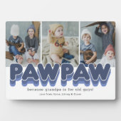 Plaque Photo Photo simple Pawpaw Grand-père (Devant)