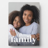 Plaque Photo Photo verticale superposition famille (Devant)