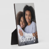 Plaque Photo Photo verticale superposition famille (Côté)