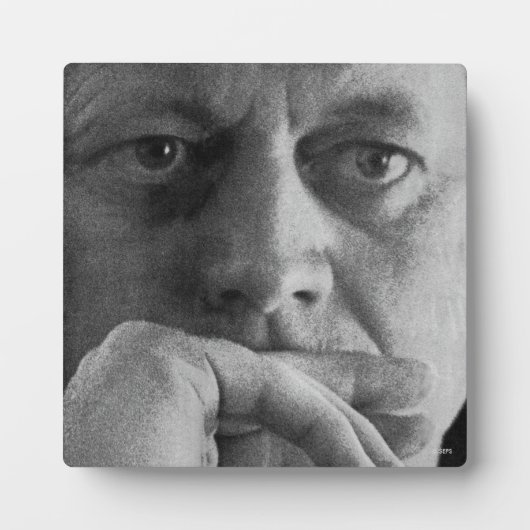 Plaque Photo Photographe de John F. Kennedy (Devant)