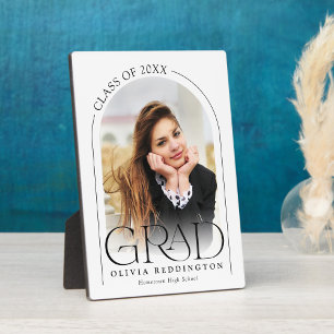 Plaque Photo Photographie de fin d'études en typographie modern