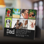 Plaque Photo Photos personnalisées Définition Papa<br><div class="desc">Personnalisez les 8 photos et la définition de votre père, père, papa ou papa spécial pour créer un cadeau unique pour la Fête des pères, les anniversaires, Noël, ou n'importe quel jour que vous voulez montrer combien il signifie pour vous. Une façon parfaite de lui montrer à quel point il...</div>
