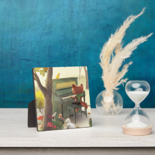 Plaque Photo Pianiste des bois