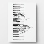 Plaque Photo Piano music (Devant)