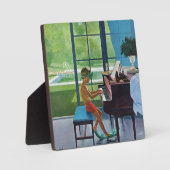 Plaque Photo Piano Practice (Recto)