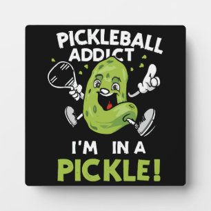 Plaque Photo Pickleball drôle