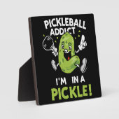 Plaque Photo Pickleball drôle (Recto)