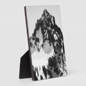 Plaque Photo Pierre, neige et arbres (Côté)