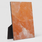 Plaque Photo Pierre salée orange (Côté)