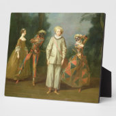 Plaque Photo Pierrot et Harlequin (Côté)