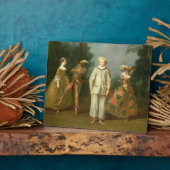 Plaque Photo Pierrot et Harlequin (Côté)