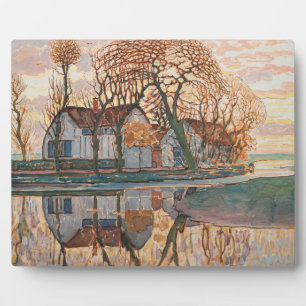 Plaque Photo Piet Mondrian - Ferme près de Duivendrecht Réimpre