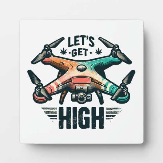 Plaque Photo Pilote de drone (Devant)