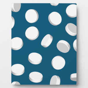 Plaque Photo pilules bleues