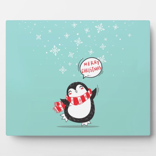 Plaque Photo Pingouin (Devant)