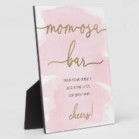 Pink Aquarelle or Maman-osa Panneau de la barre