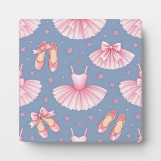 Plaque Photo Pink Ballet Tutu Pattern