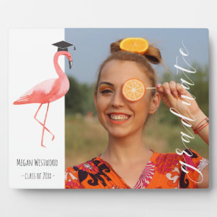 Plaque photo Pink flamingo personnalisée