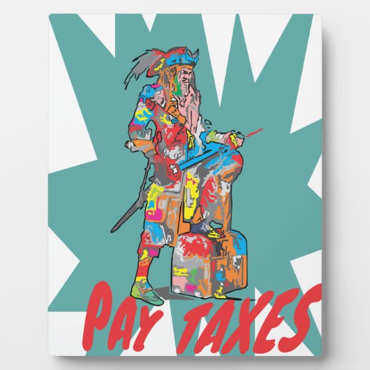 Plaque Photo Pirate (Devant)