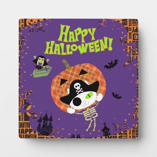 Plaque Photo Pirate squelette (Devant)