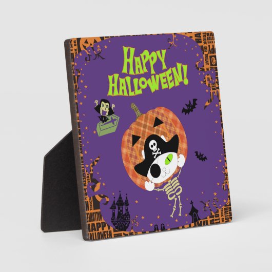 Plaque Photo Pirate squelette (Recto)