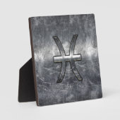 Plaque Photo Pisces Zodiac Connexion Gruning acier style print (Recto)