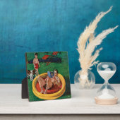 Plaque Photo Piscine d'attente (Insitu)