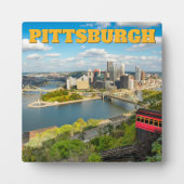 Plaque Photo Pittsburgh Pennsylvanie  (Devant)