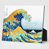 Plaque Photo PixDezines Vintage Great Wave Hokusai 斎 の 葛’飾 (Côté)